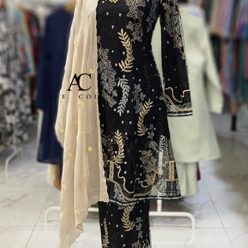 CAMELIA KURUNG PREMIUM LACE BLACK