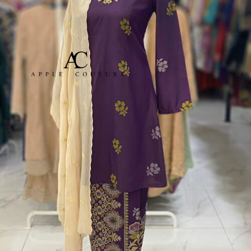 CAMELIA KURUNG MODEN SONGKET TENUN MANGOSTEEN