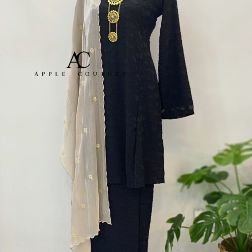MELOR KURUNG RIAU FULL LACE BLACK