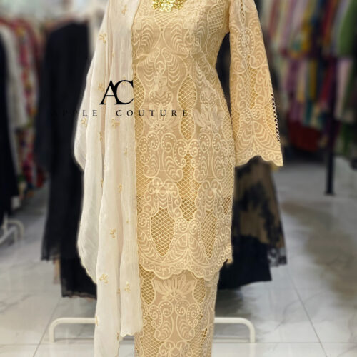 KESUMA KURUNG PREMIUM ORGANZA CREAM