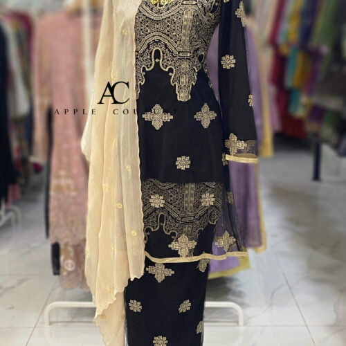 CAMELIA KURUNG PREMIUM LACE BLACK