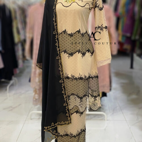 CAMELIA KURUNG PREMIUM LACE NUDE