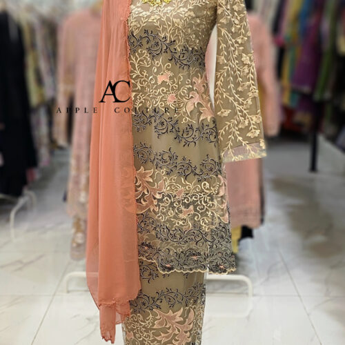 CAMELIA KURUNG PREMIUM LACE BROWN