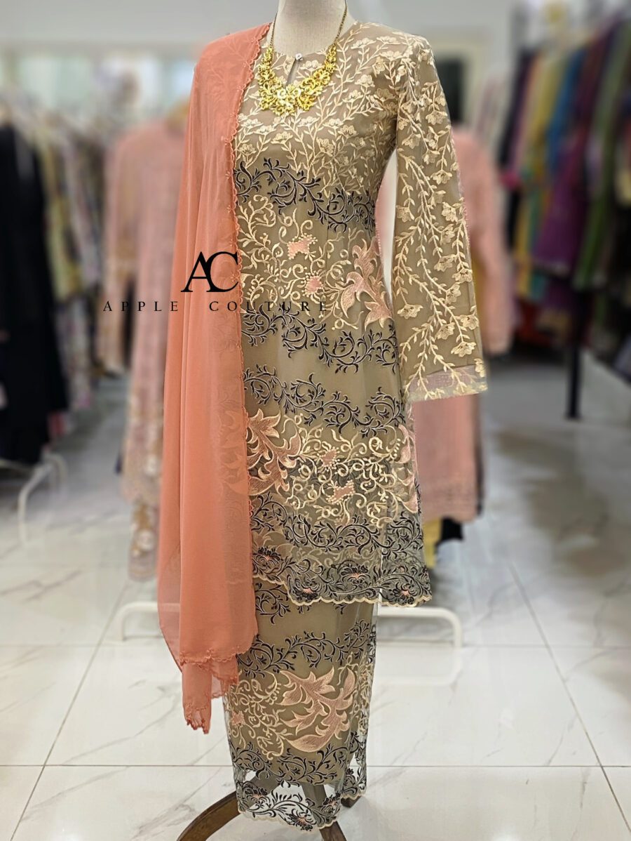 CAMELIA KURUNG PREMIUM LACE BROWN