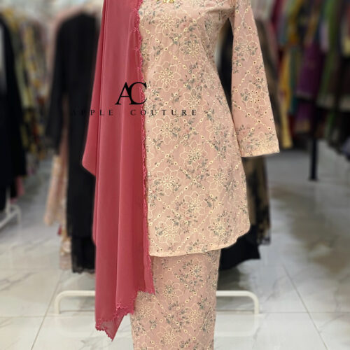 CAMELIA KURUNG LINING COTTON SULAM PINK