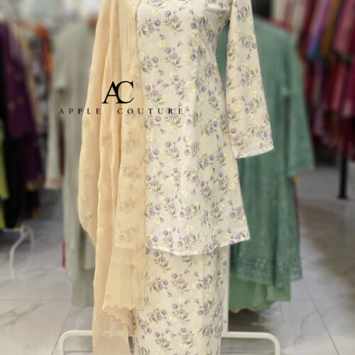 CAMELIA KURUNG LINING COTTON SULAM PURPLE