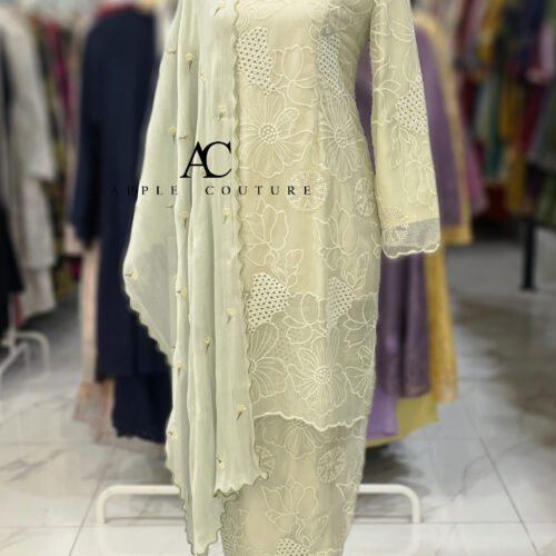 KESUMA KURUNG PREMIUM ORGANZA HONEYDEW