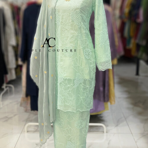 KESUMA KURUNG PREMIUM ORGANZA AQUA MINT