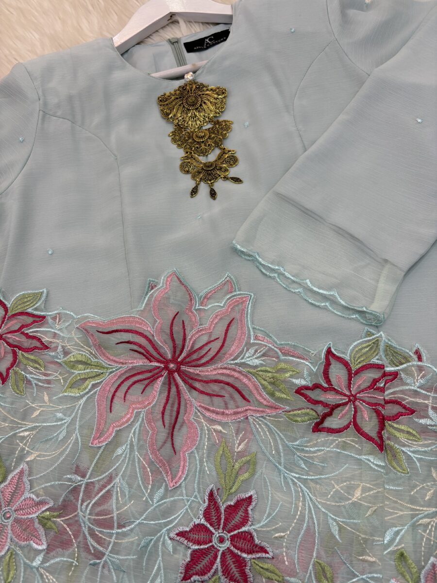 CAMELIA KURUNG PREMIUM ORGANZA MINT - Image 2