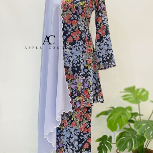 CAMELIA KURUNG PRINTED CHIFFON