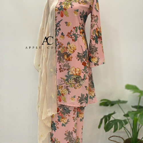 CAMELIA KURUNG PRINTED CHIFFON