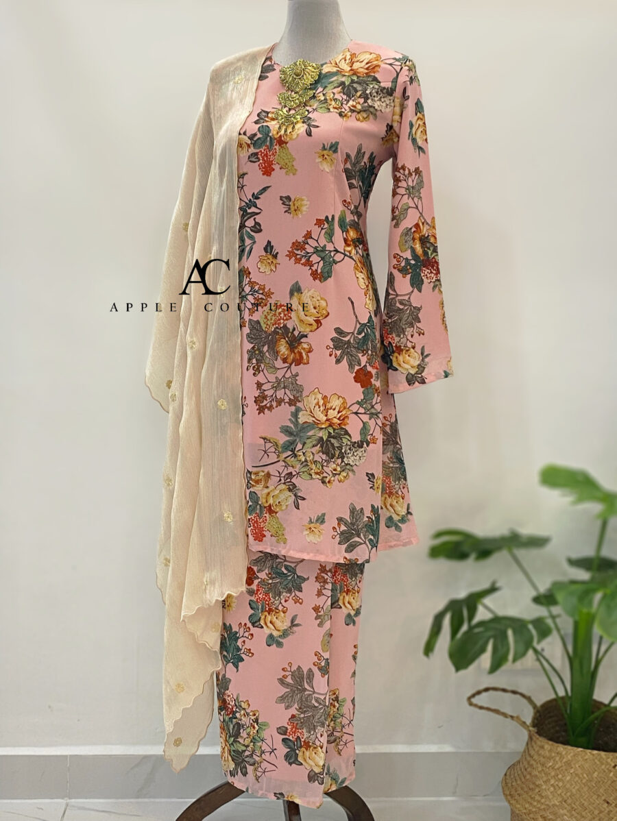 CAMELIA KURUNG PRINTED CHIFFON