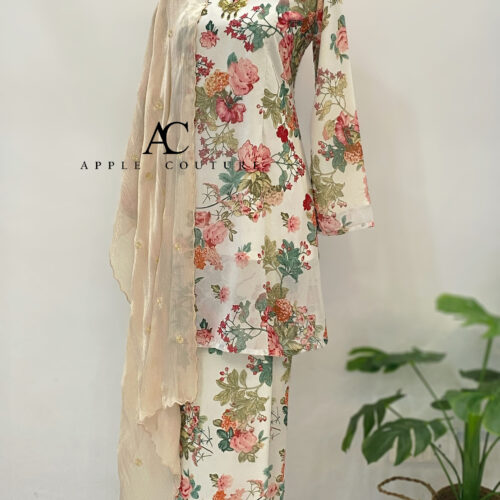 CAMELIA KURUNG PRINTED CHIFFON