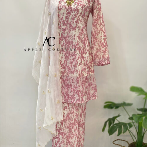 CAMELIA KURUNG PRINTED CHIFFON