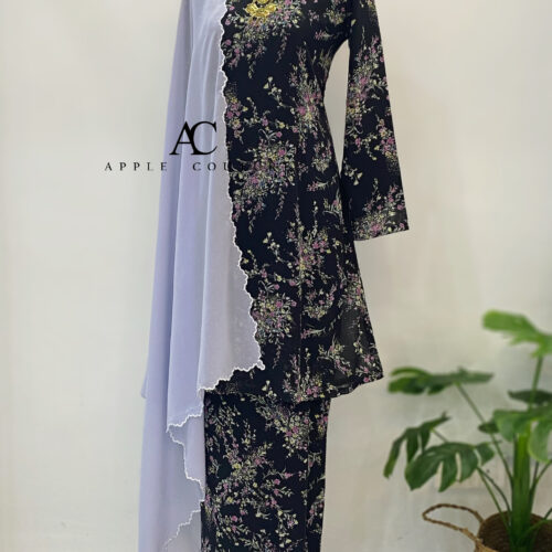 CAMELIA KURUNG PRINTED CHIFFON