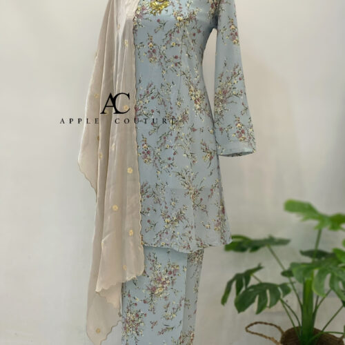 CAMELIA KURUNG PRINTED CHIFFON