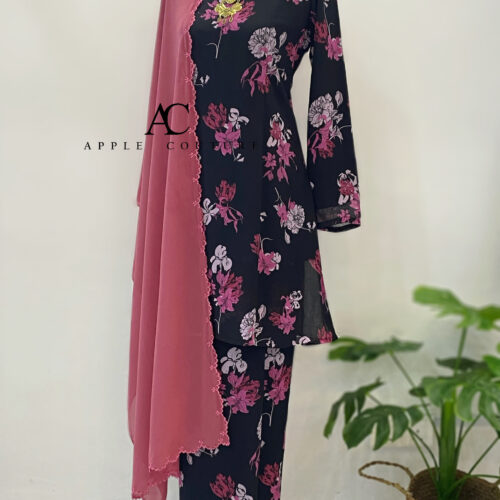 CAMELIA KURUNG PRINTED CHIFFON