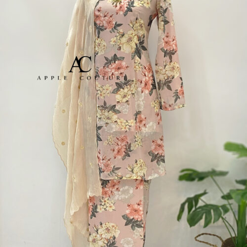 CAMELIA KURUNG PRINTED CHIFFON