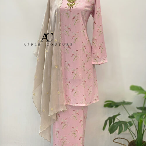 CAMELIA KURUNG PRINTED CHIFFON