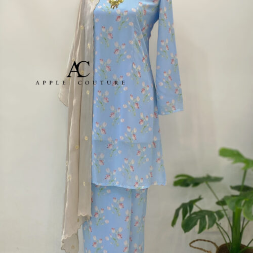 CAMELIA KURUNG PRINTED CHIFFON