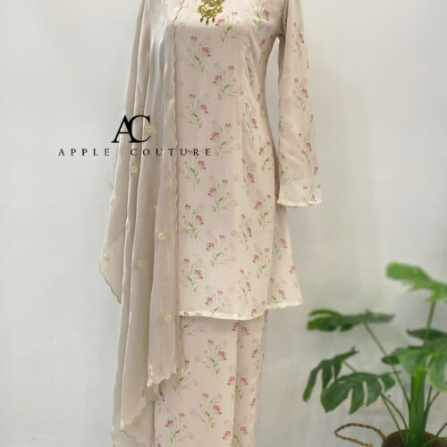 CAMELIA KURUNG PRINTED CHIFFON
