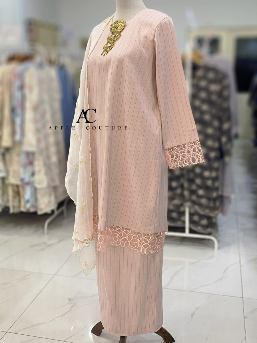 INANG KURUNG COTTON SULAM PEACH