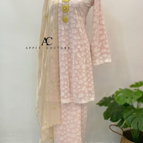 MELOR KURUNG RIAU FULL LACE NUDE PINK