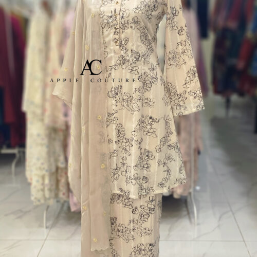 ADINDA KURUNG COTTON SULAM 2.0 CREAM