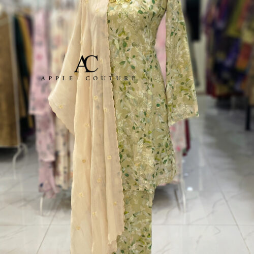 MELOR KURUNG RIAU EMBOSS CHIFFON