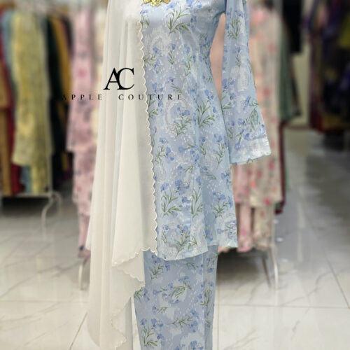 MELOR KURUNG RIAU EMBOSS CHIFFON
