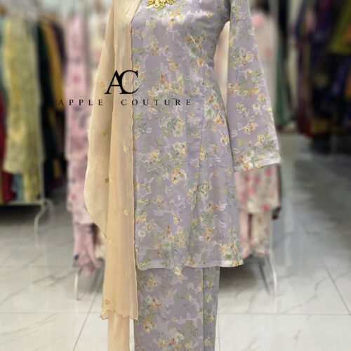 MELOR KURUNG RIAU EMBOSS CHIFFON