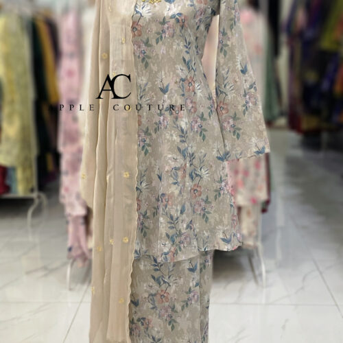 MELOR KURUNG RIAU EMBOSS CHIFFON