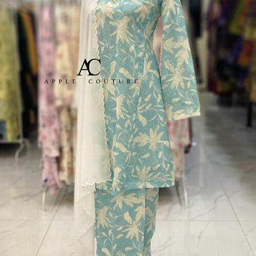MELOR KURUNG RIAU EMBOSS CHIFFON