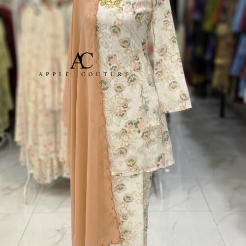 CAMELIA KURUNG MODEN EMBOSS CHIFFON