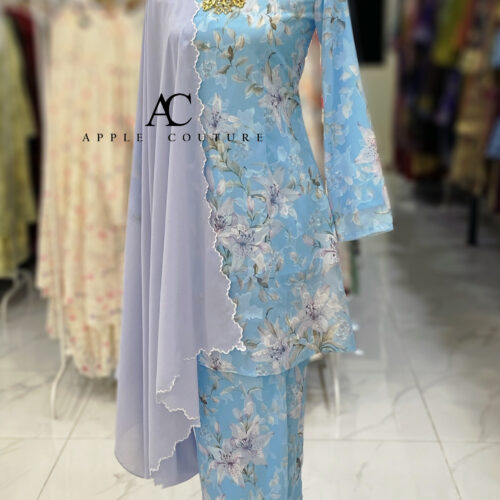 CAMELIA KURUNG MODEN EMBOSS CHIFFON