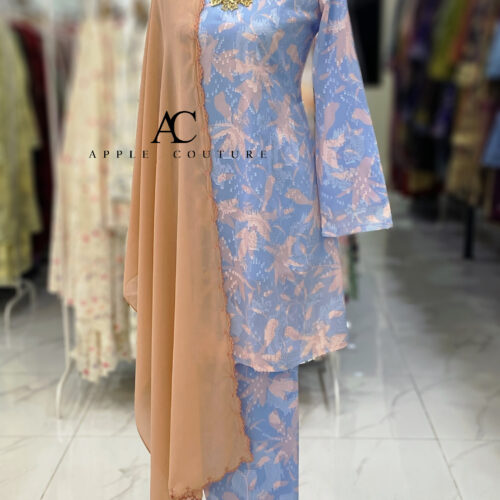 CAMELIA KURUNG MODEN EMBOSS CHIFFON