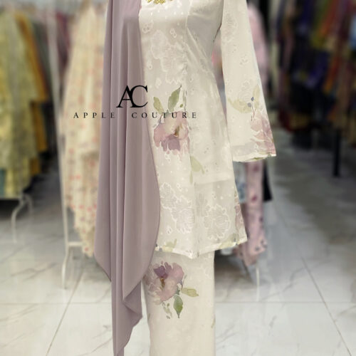 CAMELIA KURUNG MODEN EMBOSS CHIFFON