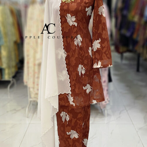 CAMELIA KURUNG MODEN EMBOSS CHIFFON