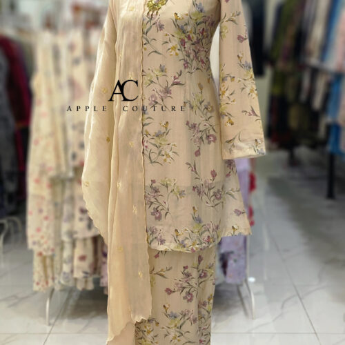 CAMELIA KURUNG MODEN SOFT COTTON BEIGE