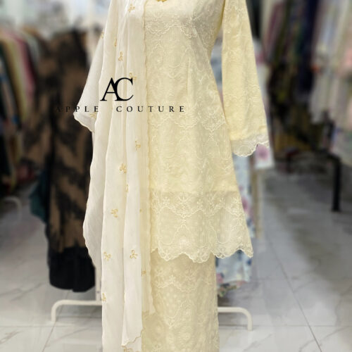 CAMELIA KURUNG MODEN SULAM ORGANZA