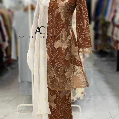 CAMELIA KURUNG PREMIUM FULL LACE RICH BROWN