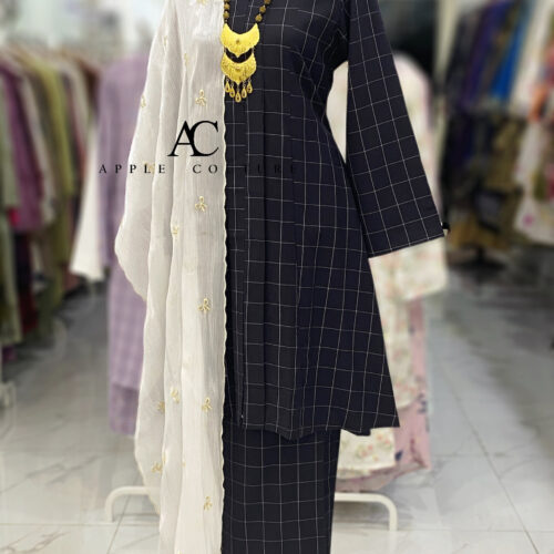 KEBAYA LABUH DANG ANUM COTTON BLACK