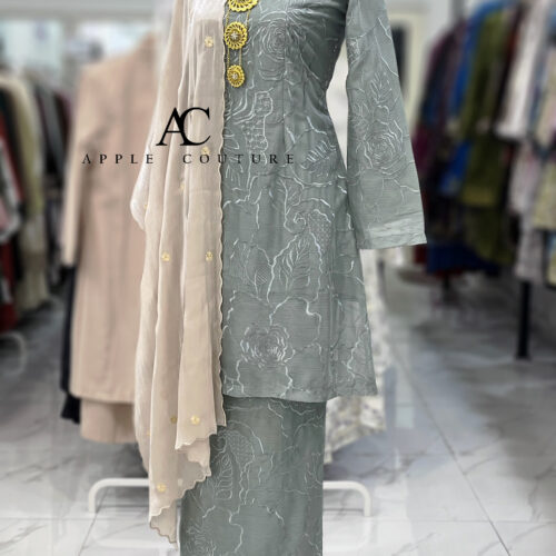 CAMELIA KURUNG PREMIUM FULL LACE GREYISH