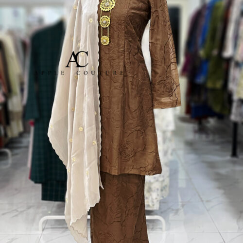 CAMELIA KURUNG PREMIUM FULL LACE RICH BROWN