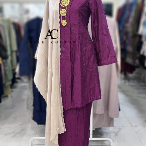 KEBAYA SURI PREMIUM ORGANZA MAGENTA