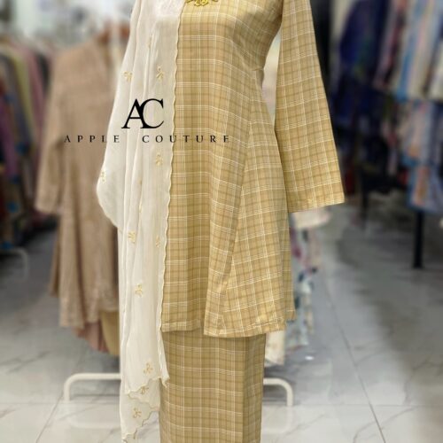 MELOR KURUNG RIAU COTTON NUDE