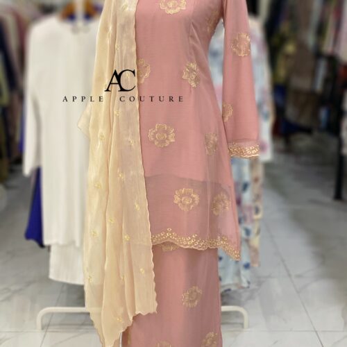 CAMELIA KURUNG SOFT ORGANZA PINK