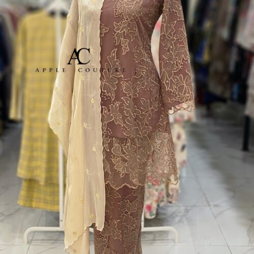 CAMELIA KURUNG PREMIUM FULL LACE PEARWOOD