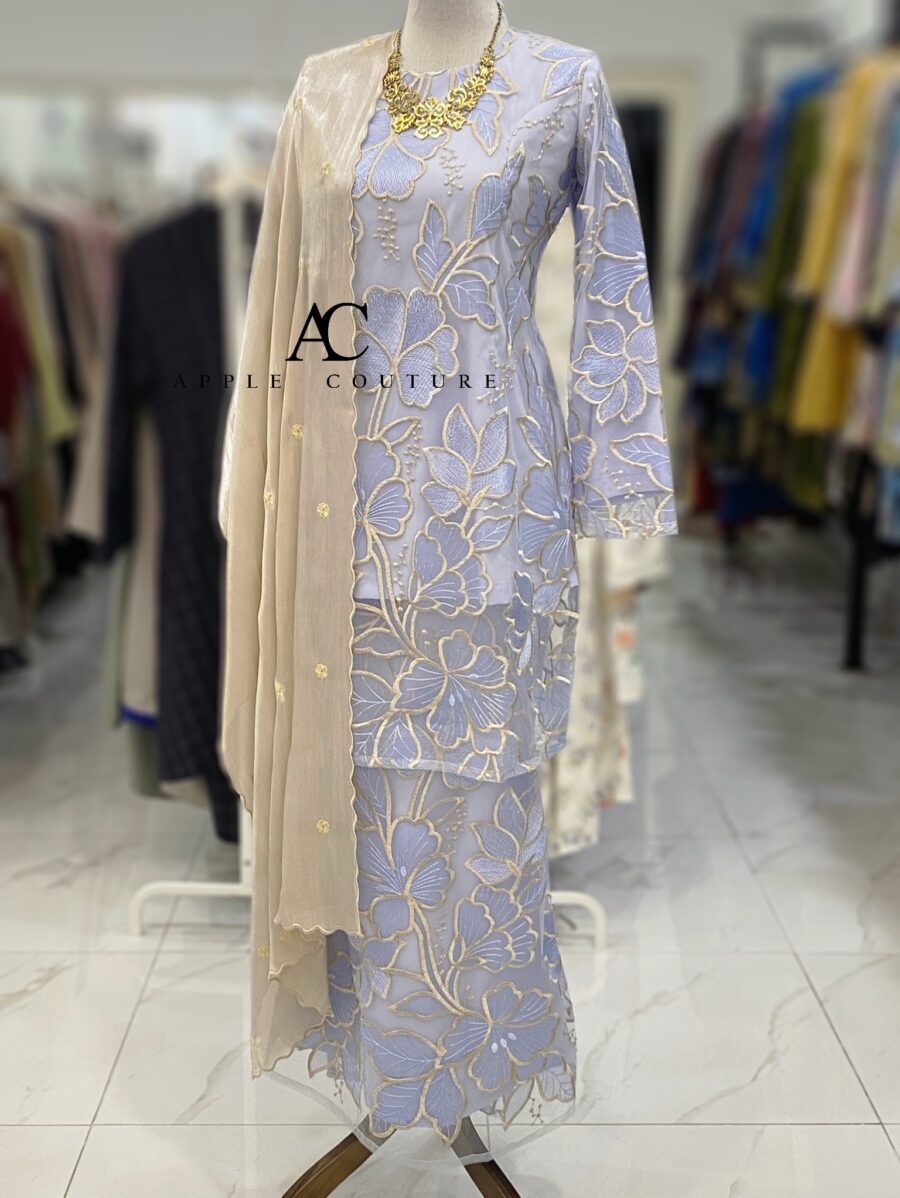 BAINON KURUNG LACE PREMIUM BABY BLUE