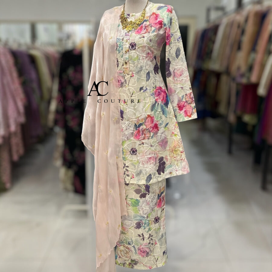 ADINDA KURUNG MIX COTTON EMBROIDERY PASTEL
